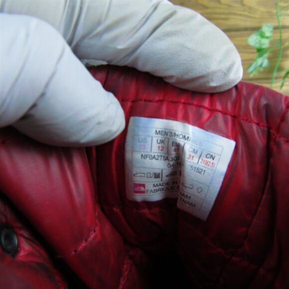 The North Face Men Snow Boot Black Leather Lace Up Size 13 Medium‎ - Picture 7 of 10